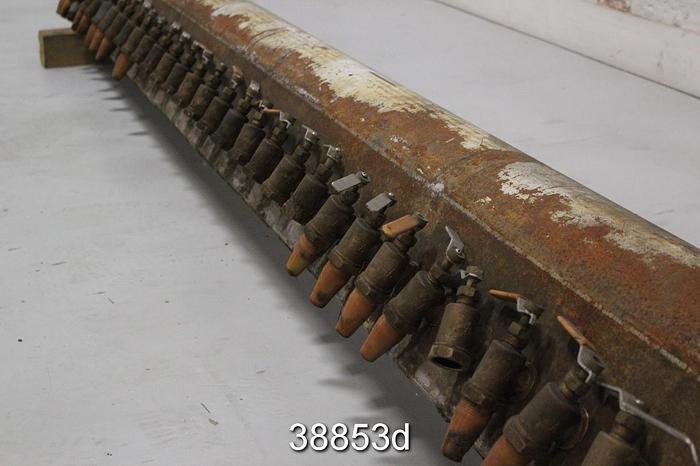 Used Calender Stack Air Shower, 123" Face #38853