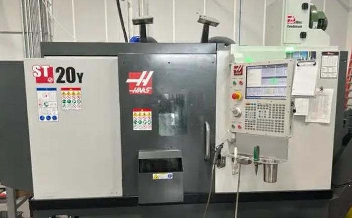 Used 2019 HAAS ST-20Y CNC Turning Center with Y-Axis/Live Tooling/Bar Feeder