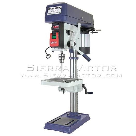 PALMGREN Heavy Duty 16-Speed Bench Model Drill Press 9680157