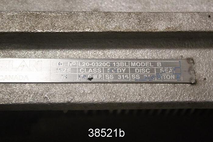 Used Velan 16" Hand Operated Knife Gate Valve #38521