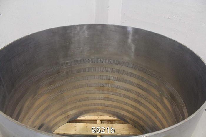 Used Bird 900 Pressure Screen Basket, Slots, Ind Usp-N-07161 #9521