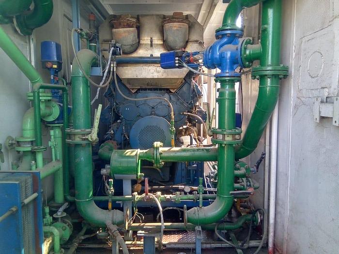 Used 2 MW 2011 Used MWM TCG2020V20 Natural Gas Generator