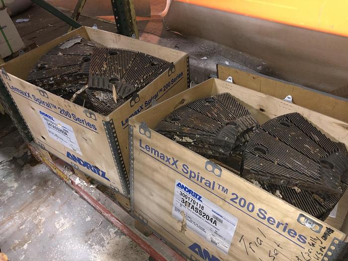 Used ANDRITZ ASSORTMENT OF REFINER PLATES