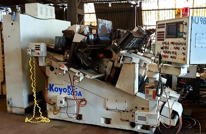 Used Koyo KC-500A (8-axis) CNC Centerless Grinder