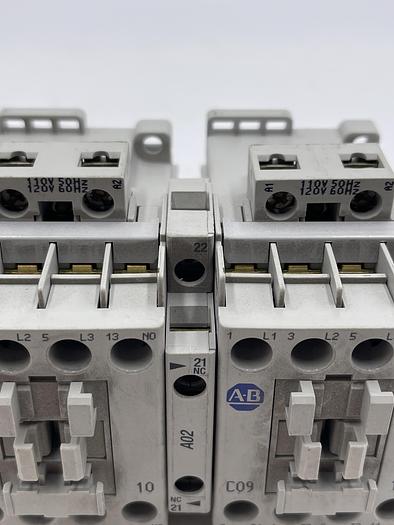 Used Allen-Bradley 104-C09D22 Ser B 100-C09*10 Ser A