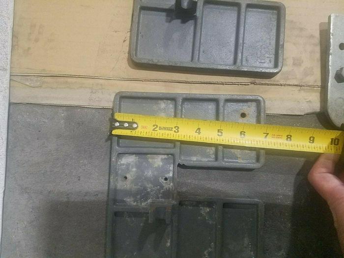 Used 2 Band Saw / Sander Tables Gates support of work piece