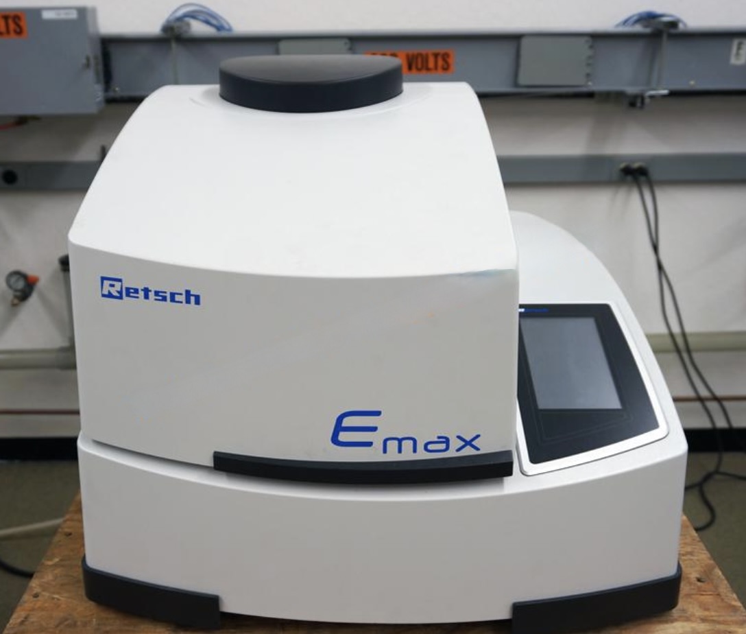 Used 2014 Retsch Emax high energy ball mill, "as new" condition