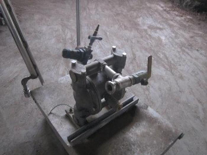 Used Pump, Diaphragm, 1", S/st #S737295