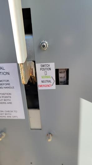 Used 2019 Kohler 600AMP Single Phase ATS