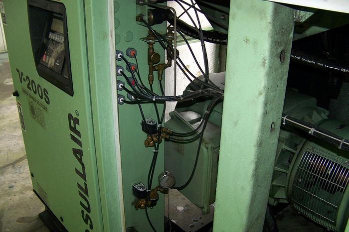 Refurbished Sullair VS-200TS- 200 VSD Rotary Screw Air comp, 1yr Airend Warranty sav power