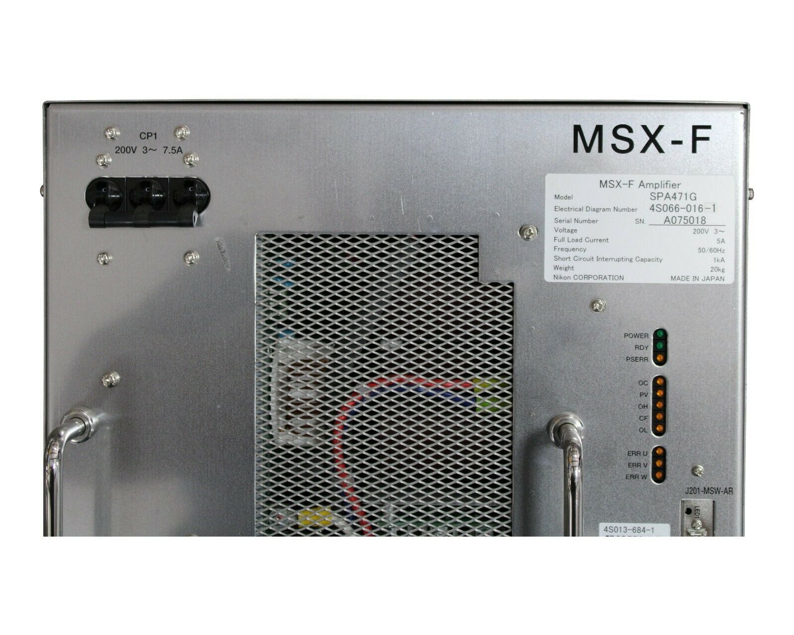 Used Nikon SPA471G MSX-F AMPLIFIER
