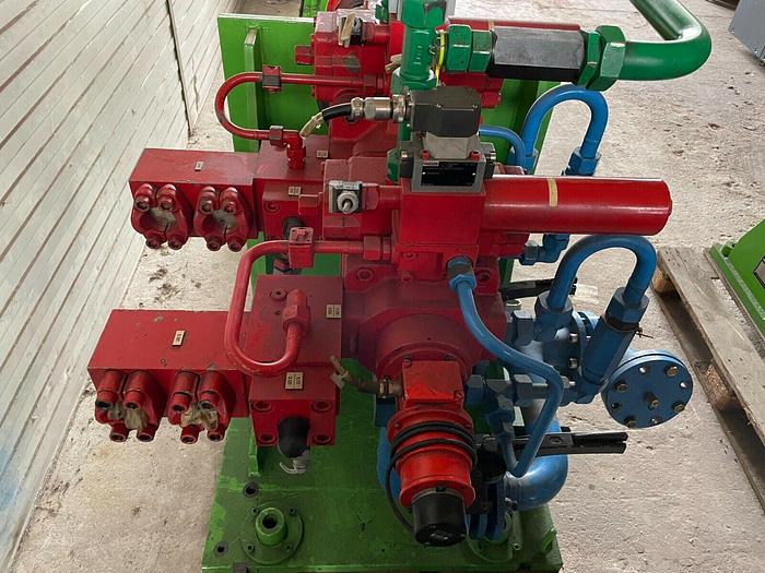 Used Tandem axial piston pump with Rexroth A4VSO 250 DS1/20 + A4VSO 125 DS1/10