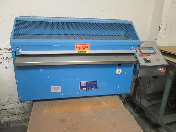 Used 30" ROSENTHAL SHEETER SHEETMASTER MODEL SM-30