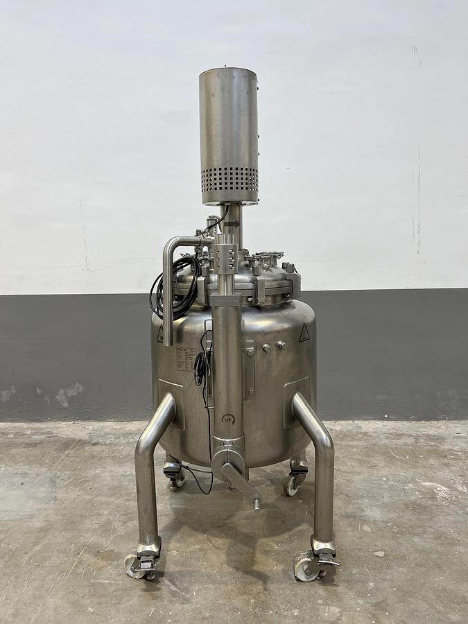 Usado C REACTOR TECNIC ACERO INOXIDABLE 316L 125 LITROS CON CAMISA Y AGITACION