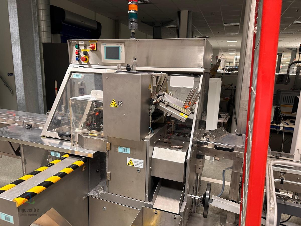 Usado FI Línea de bolsas + Estuchadora Marchesini MS235