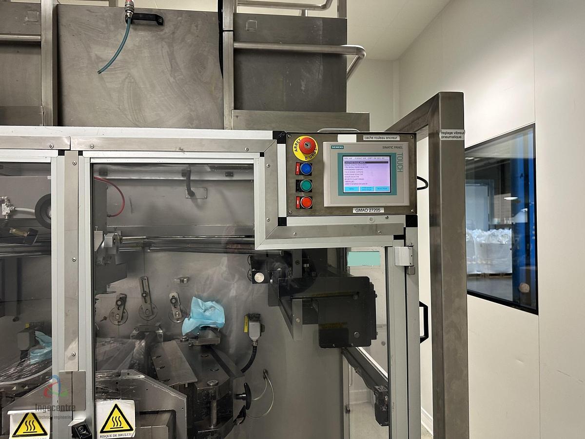 Usado FI Línea de bolsas + Estuchadora Marchesini MS235