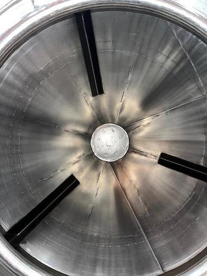 Usado B E Bombo de recubrimiento de inoxidable marca Unknown