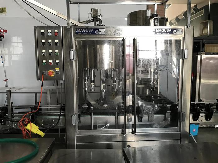 Usado B Linea completa de llenado de Botellas de Vidrio