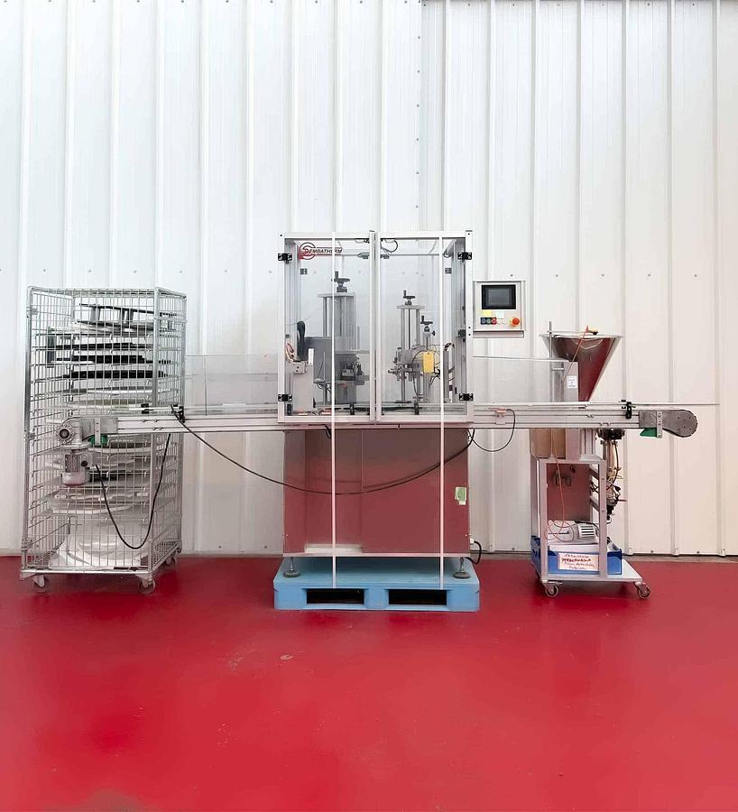Usado FO Máquina de llenado y sellado térmico de aluminio Embatherm