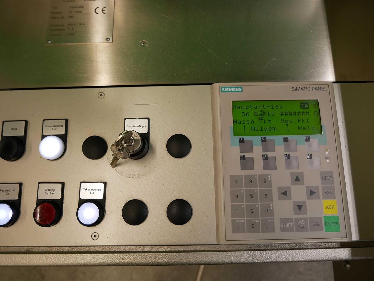 Usado A H Estuchadora horizontal Bosch Cartonetta 75