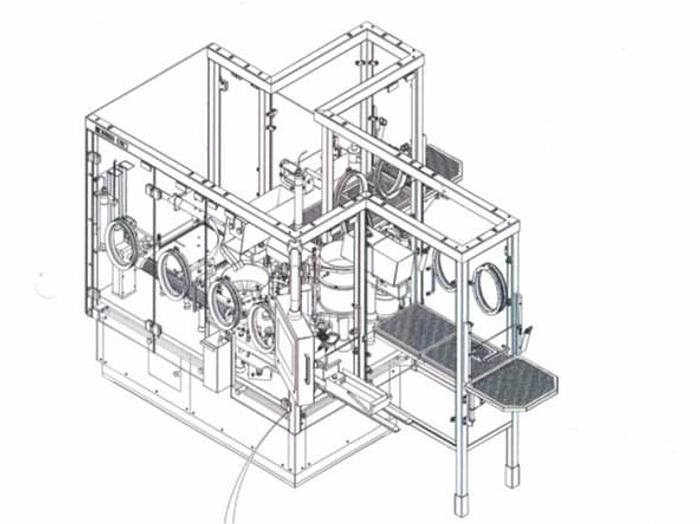Usado A llenadora/cerradora BOSCH de líquidos estériles