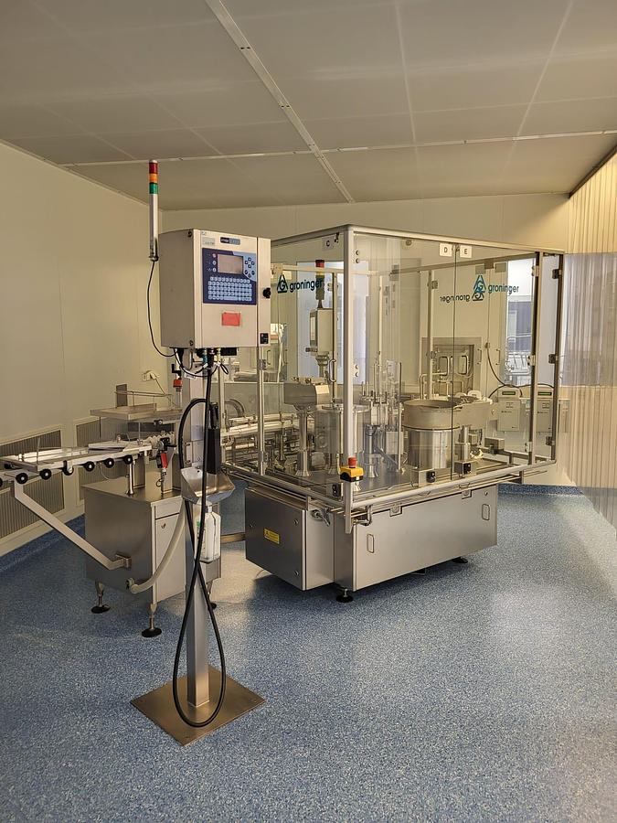 Usado it Linea Steriline Washer . Tunnel Steriline VSH02 . Filler Groninger KFVG251