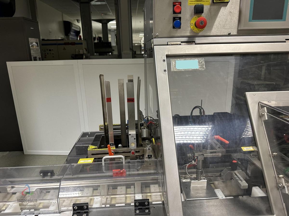 Usado FI Línea de bolsas + Estuchadora Marchesini MS235