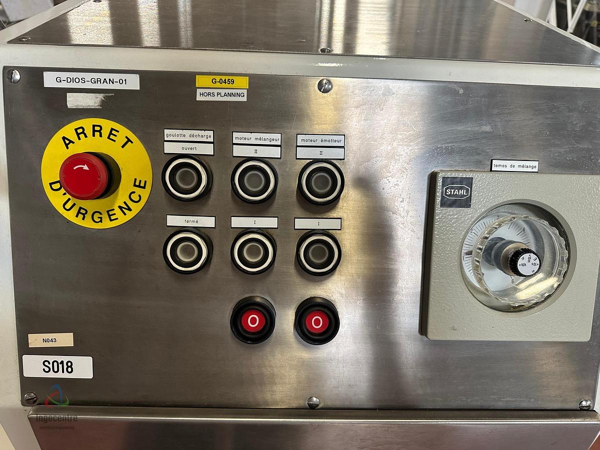 Usado FI Mezclador-granulador DIOSNA P 100