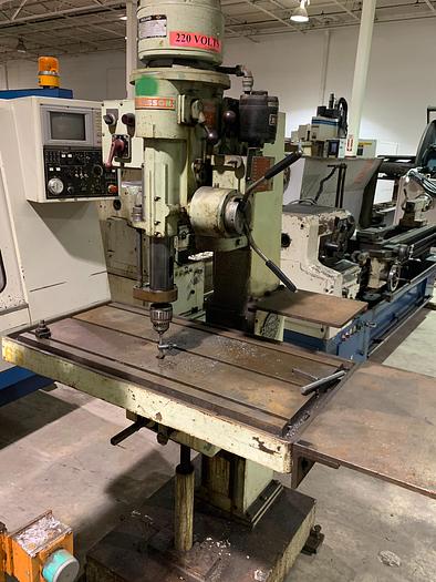 JOHANSSON FLOOR STANDING JACK KNIFE GEARED HEAD POWER FEED SINGLE SPINDLE DRILL
