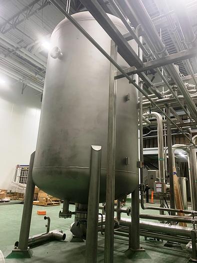 Used Tank, 4,500 Gallon, S/st, 100 PSI, DT/DB, Evoqua, Carbon A #C743910