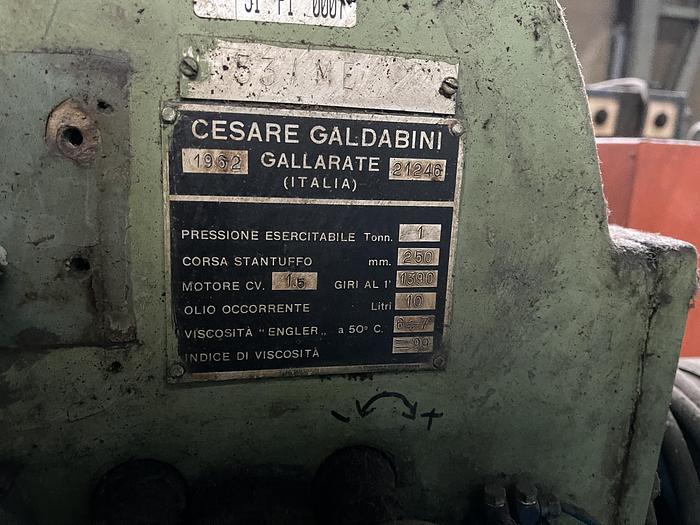 Discrete Hydraulic Press GALDABINI