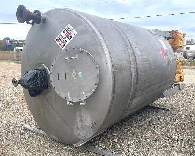 Used 4,000 GALLON AB DUFFY TANK - 7.5 HP/XP MIXER - S/S