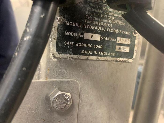 Used SILVERSON MIXER Model - E.