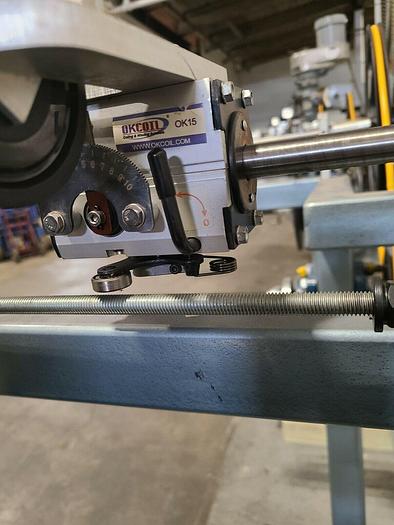 Used OK Coil Filament Feed Machine Model OK15 Triple Line Motorized Fiber Optic