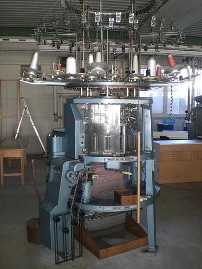 Gebraucht LINKS-LINKS Jacquard-Umhänge-Rundstrickmaschine WILDT MELLOR BROMLEY SPJ/M E14/33"/12 Systeme