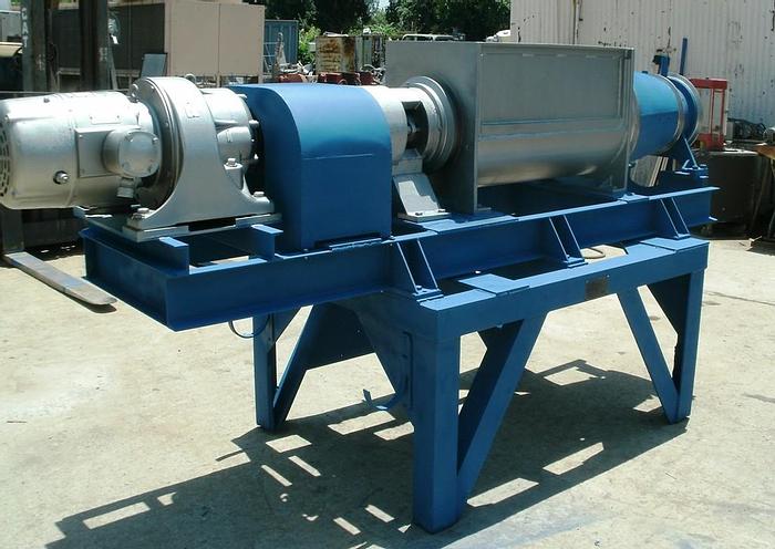 Used Extruder, 4-1/2" Dia, Bonnot, 304 S/st, 7.5 HP, #S741087