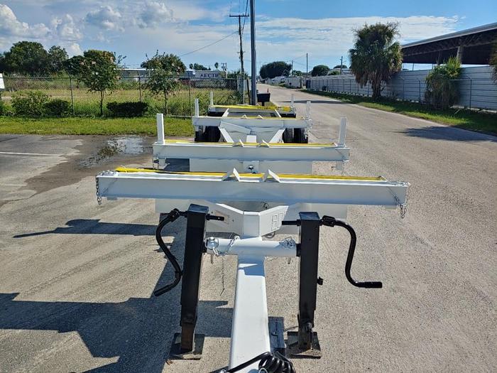 Used 2008 CFS TA EB Extendable 40k lb 40ft Pole Trailer - 80082