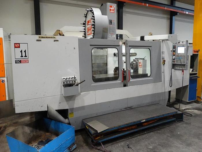 Brugt BRUGT VERTIKALT BEARBEJDNINGSCENTER, FABRIKAT HAAS, MODEL VF 11B/40HE - ÅRGANG 2003