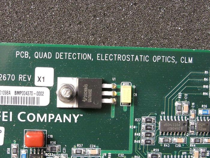 Used FEI Company 150-002670 Rev. X1 CLM Electrostatic Optics Quad Detection