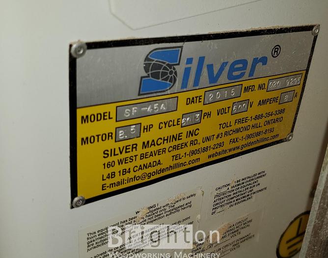 Used 2015 Silver SF-45A, used Sliding table Saw #BM2037