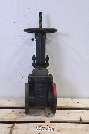 Used Mueller 4" Outside Stem And Yoke Hand Operated Knife Gate Valve #28725