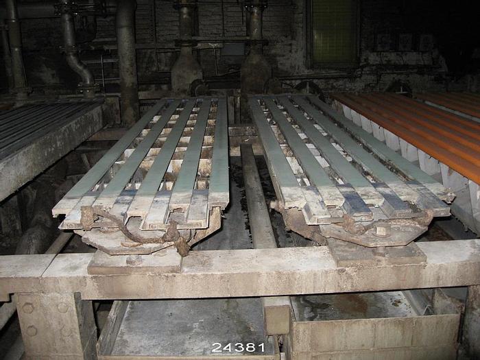 Used Johnson Foils Knockdown Fourdrinier, Stainless Steel And Stainless Steel Clad, 99" Width, 32 Ft Forming Length, With Suction Couch #24381