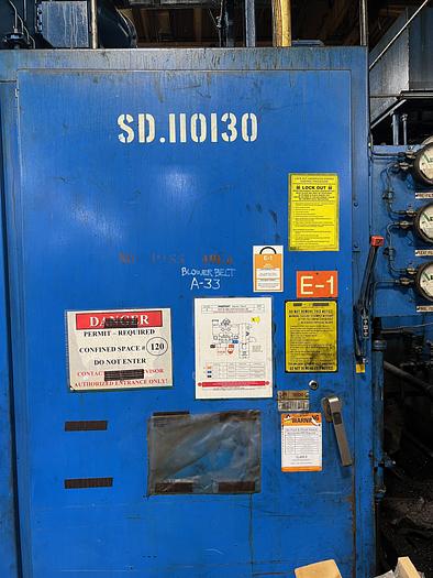 Used SAGINAW MACHINE SYSTEMS AC450MD-2 TWIN SPINDLE VERTICAL CNC LATHE