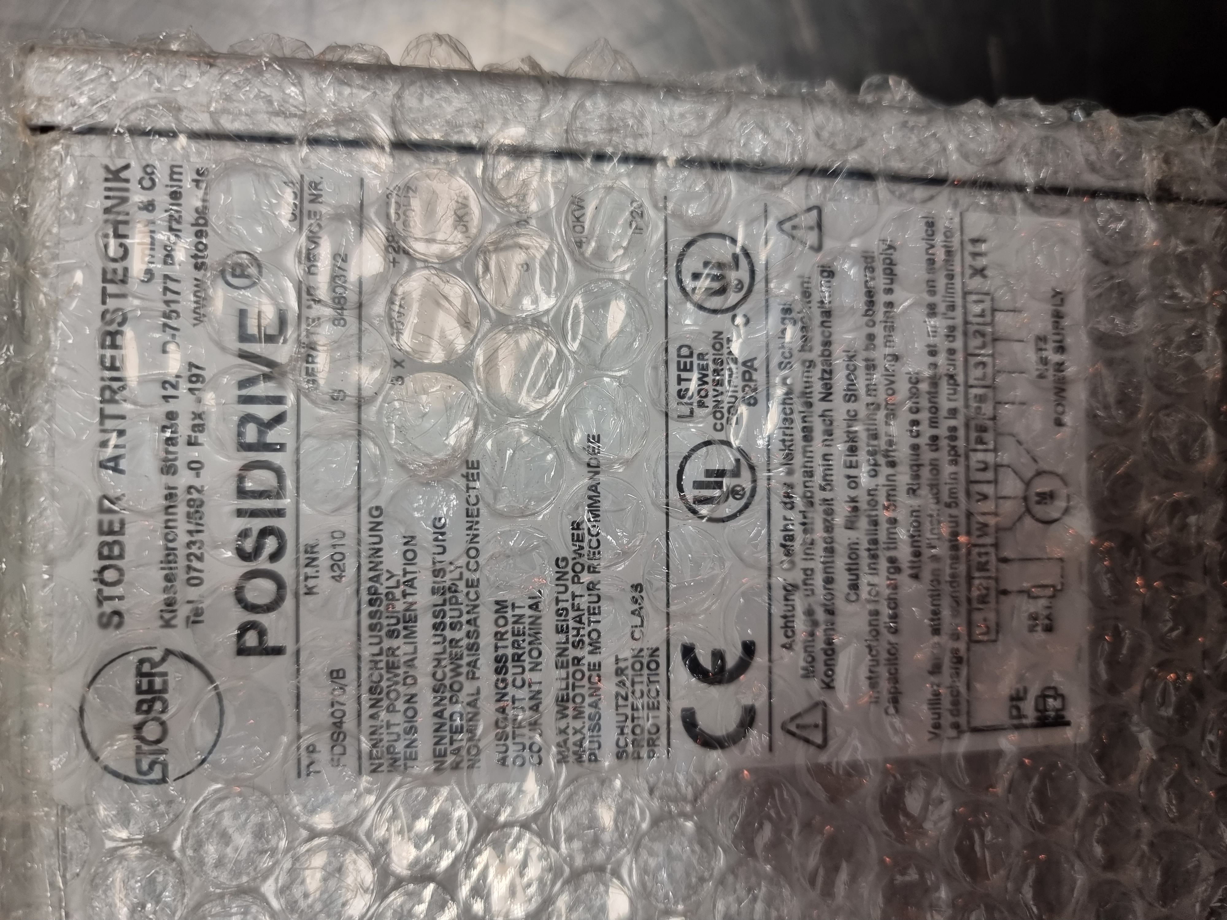 Bosch Main Drive Motor & Controller for Bosch VSR-A04 12-Head Filler