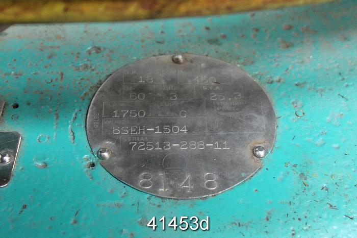 Used Barnes 6SEH-1504 Submersible Pump, 6" Inlet #41453