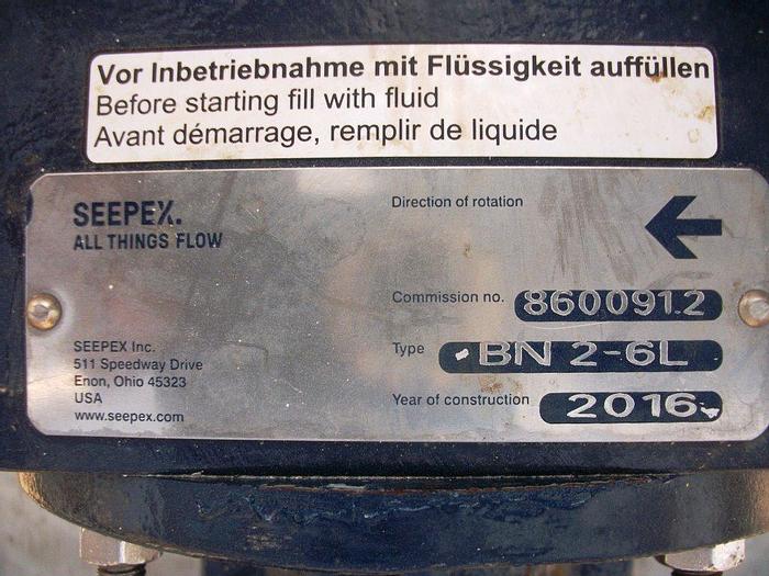 Used Pump, Moyno, Progressive Cavity, S/st, Seepex, 2", #C741923