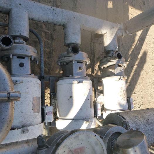 Used Heat Exchanger, Shell & Tube, S/st, Heat Transfer Pump Skid, (4) Pumps #S744939