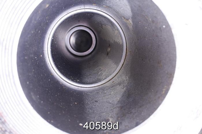 Used Fisher Direct Steam Injection Heater Valve, 6x6x6", Stainless Steel Body #40589