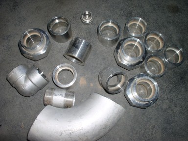 Used 1 Lot of Stainless Steel Fittings