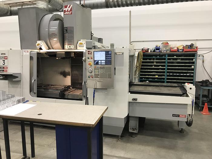 Used Haas VF-3ss CNC Vertical Machining Center With Pallet Changer